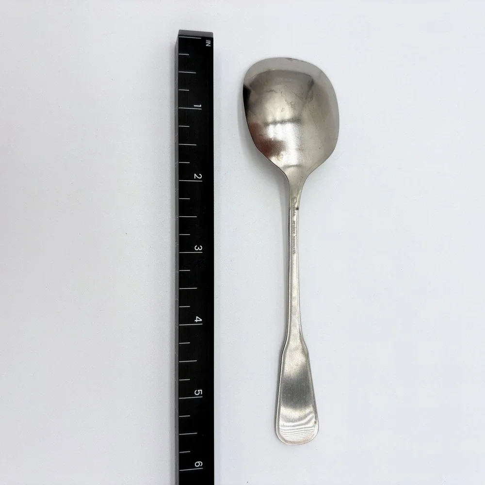 Oneida Deluxe Independence Stainless Steel Round Bowl/Cream Soup Spoon Qty 1